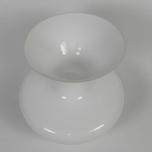 Large Vintage Glass Vase, 1970s For Sale - Image 9 of 10