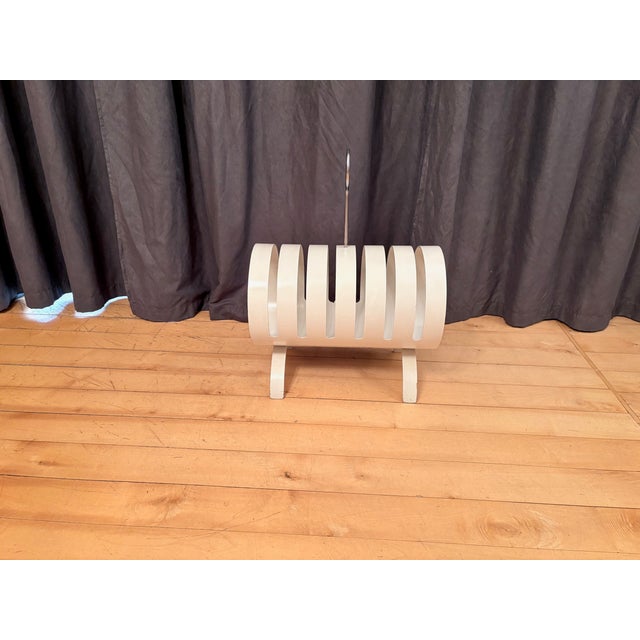 Vinyl Record Magazine Rack from Opal Möbel, 1970s For Sale - Image 4 of 12