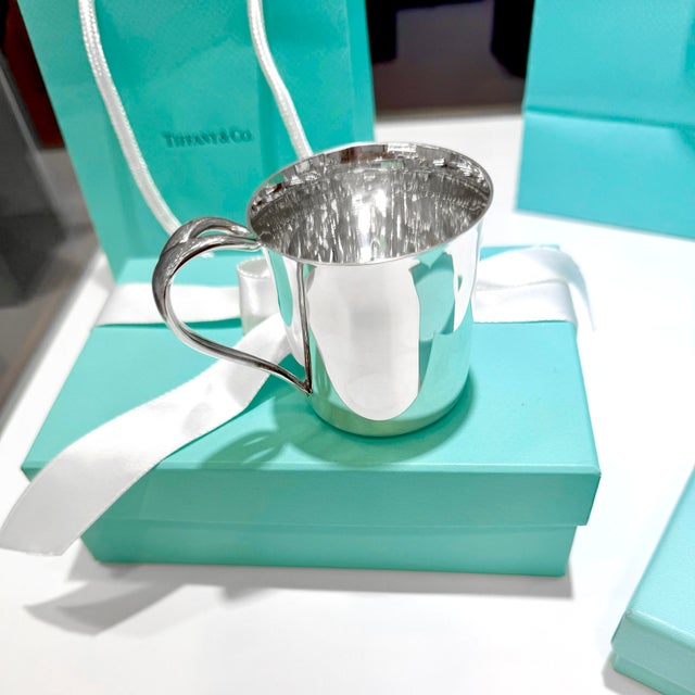Metal Tiffany & Co. Elsa Peretti 925 Sterling Silver Padova Baby Cup For Sale - Image 7 of 9