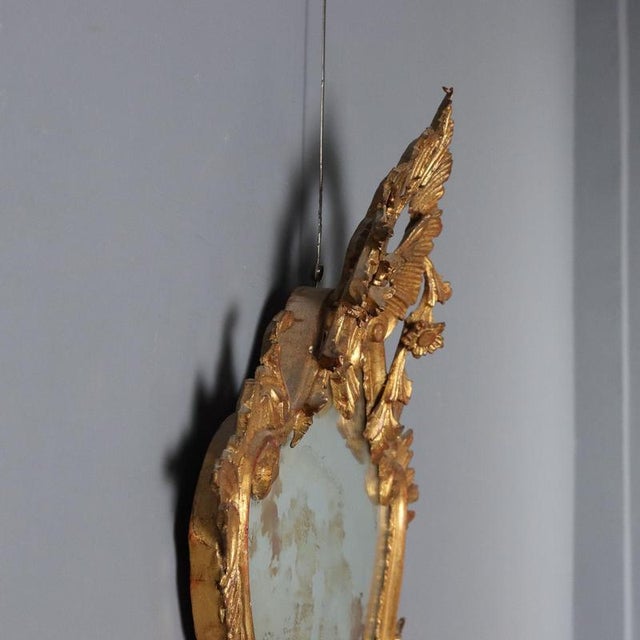 Rococo Mirror in Lombard, 20th Century For Sale - Image 5 of 11