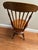 English Early 20th Century Antique Wood Piano Chair With Backrest For Sale - Image 3 of 9