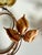 Curtis Jere Pair of Vintage Italian Tole Vine Wall Sculptures in Copper & Gold For Sale - Image 4 of 10