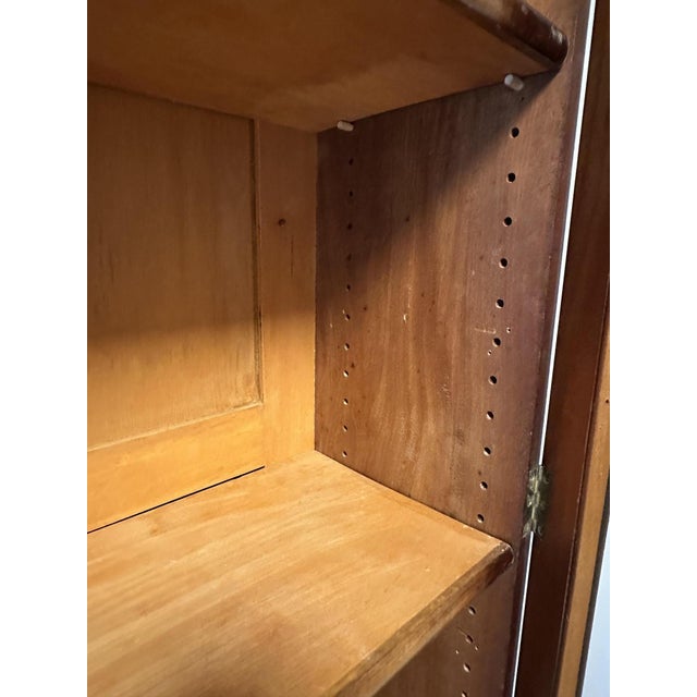Large English Bookcase in Mahogany For Sale - Image 5 of 16