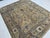8'4" X 10' Serapi Heriz Design Carpet, Camel and Blue For Sale - Image 6 of 10