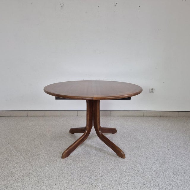 Wood Mahogany Extendable Dining Table from CJ Rosengaarden, Denmark, 1960s For Sale - Image 7 of 12