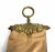 Metal Vintage Floral Needlepoint Bell Pull With Ornate Grape & Vine Hardware For Sale - Image 7 of 10