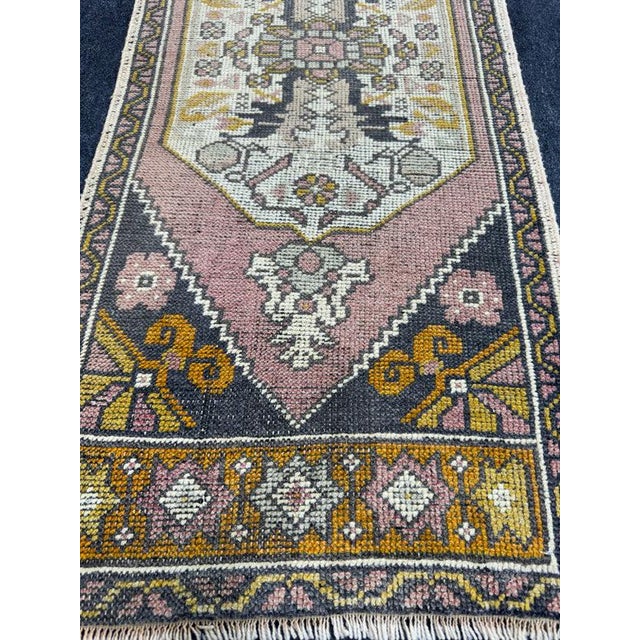 Contemporary Turkish Yastik Rug 1'9" x 4'1" For Sale - Image 3 of 5
