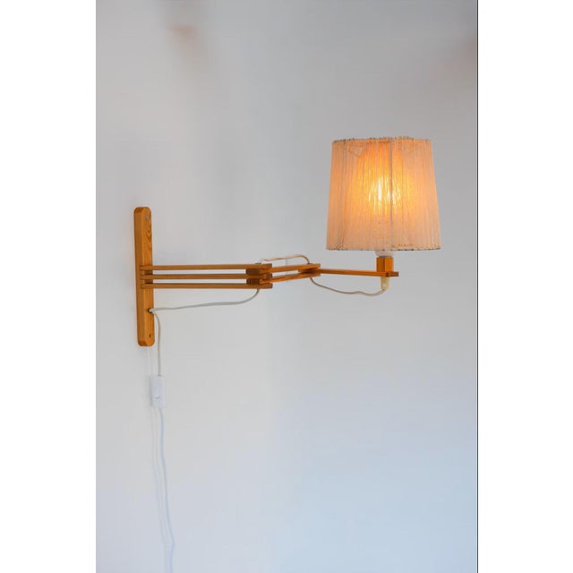 Mid-Century Modern Scandinavian Accordion Wall Lamp from Ikea, 1970s For Sale - Image 10 of 15