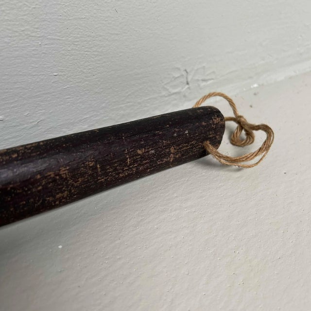 Black Antique Wooden Shovel/Paddle, Japan, 1890s For Sale - Image 8 of 10