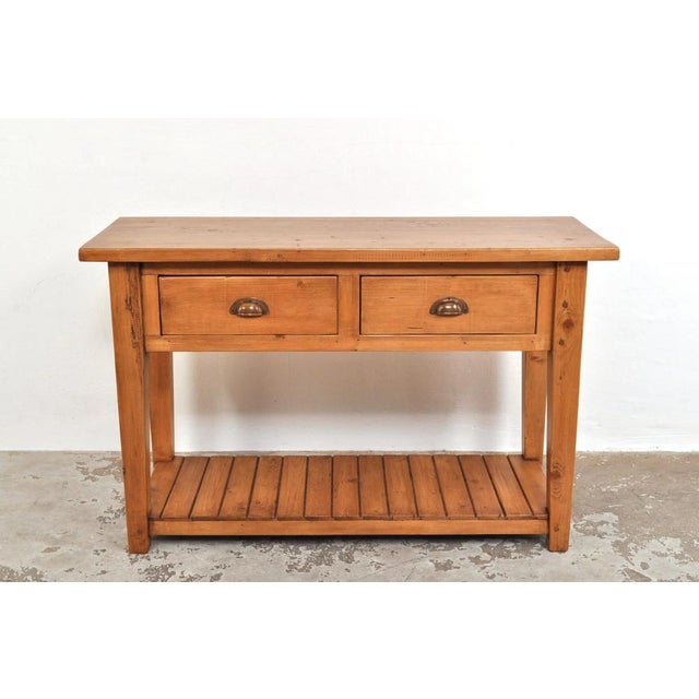 Vintage Side Table in Pine, 1930s For Sale - Image 10 of 15