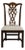 Universal Furniture Traditional Chippendale Style Dining Side Chair For Sale