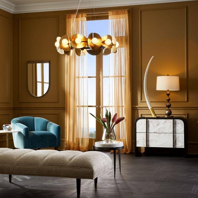 Abstract Arteriors Home Moira Side Table For Sale - Image 3 of 10