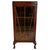 Brown 20th Century English Mahogany Display Cabinet with Claw and Ball Feet, 1920s For Sale - Image 8 of 8