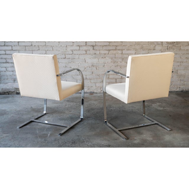 Vintage Mies Van Der Rohe Attr. Brno Flat Bar Chairs - A Pair For Sale - Image 15 of 18