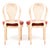 Burnt Orange 1950s French Louis XV and Jansen Style Hot Air Balloon Mongolfier Mongolfiere Chairs in Coral Quality Upholstery- Set of 6 For Sale - Image 8 of 10