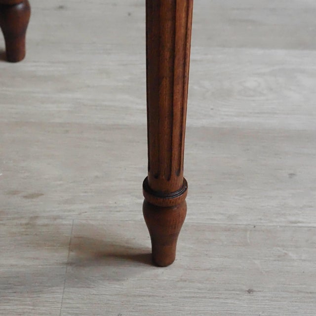 Louis XVI Style Side Table with Mirror and Compartments in Oak, 1900 For Sale - Image 18 of 18