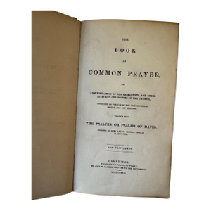 1839 Eatington Park BCP + KJV Bible + Proper Lessons – Shirley Estate Provenance