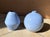 Handmade Light Blue Studio Ceramic Vases from Manufaktur Töpferhof Römhild, Thuringia, Germany, 1970s, Set of 2 For Sale - Image 10 of 15
