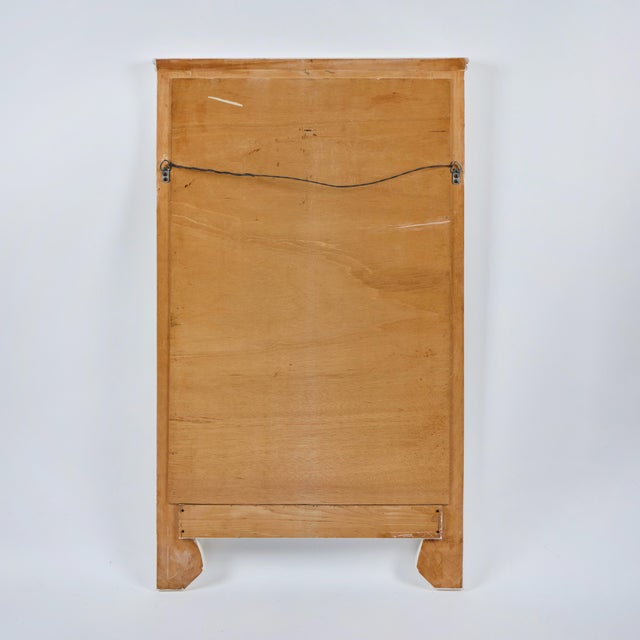 Trompe l'Oeil Carved, Draped and Lacquered Mirror For Sale In Los Angeles - Image 6 of 6