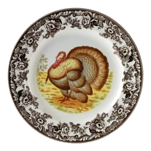 Spode Woodland Round Platter 12", Turkey