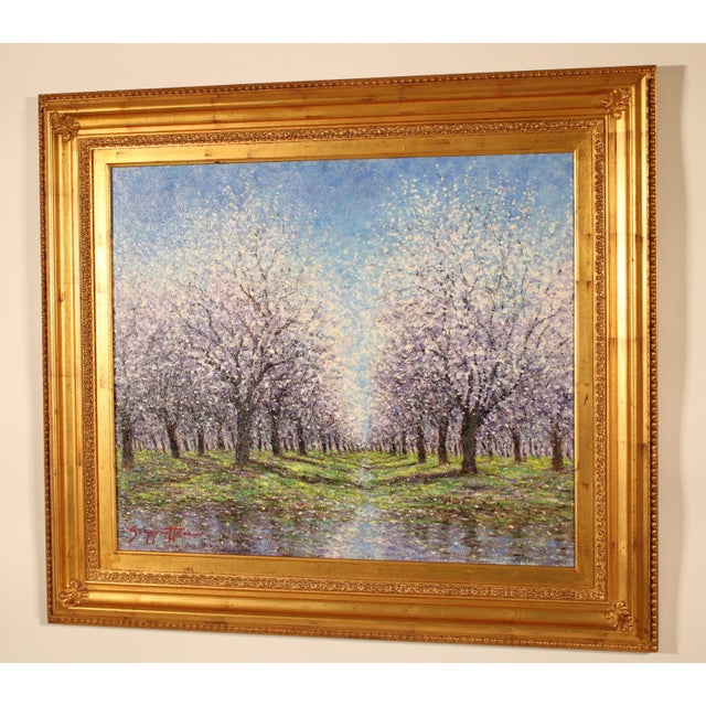 Impressionist Impressionist Painting by James Scoppettone (Born 1937) For Sale - Image 3 of 11