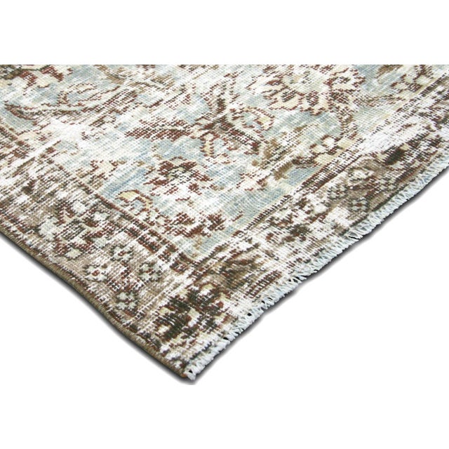 Transitional 1940s Persian Tabriz Rug For Sale - Image 3 of 6