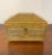 Antique all brass vanity top or desktop stationary box. In overall good antique condition.