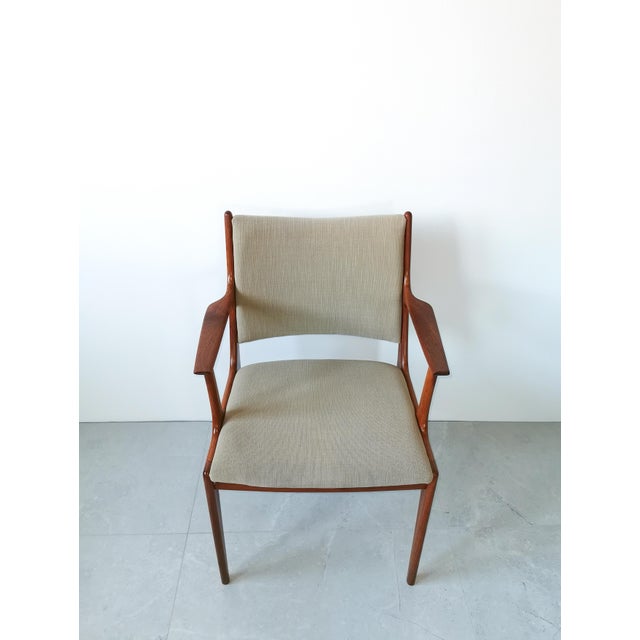 Wood Rosewood Armchair by Johannes Andersen for Uldum Møbelfabrik, Denmark, 1960s For Sale - Image 7 of 11