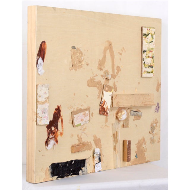 "His Name Was Writ in Acrylic Paint" - Abstract Assemblage by Michael Pauker For Sale In Monterey, CA - Image 6 of 8