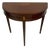Baker Furniture Mahogany Inlaid Federal Style Demilune Table For Sale