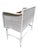 White 1940s Shabby Chic White Wicker Mahogany Top Writing Secretary Desk W/ Chair For Sale - Image 8 of 14