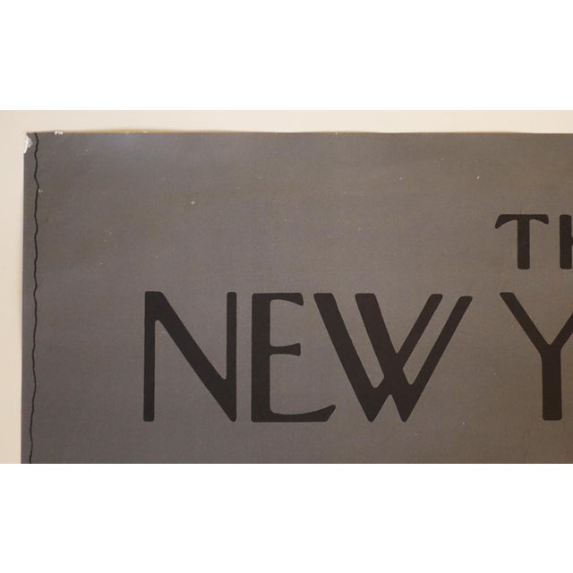 1970s Rare Vintage New Yorker Magazine Lithograph Poster Robert Blechman Illustration 1979 For Sale - Image 5 of 9