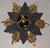 Flat Florentine Ceiling Lamp with a Gold-Grey Metal Frame, 1960s For Sale - Image 6 of 7