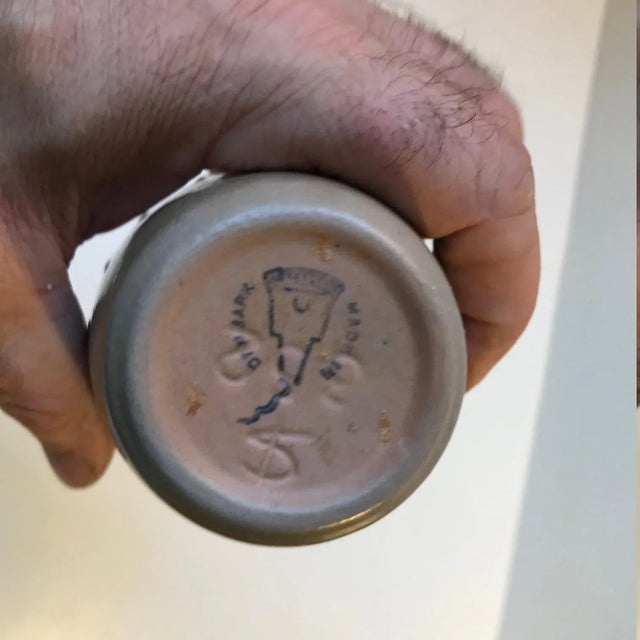 Mid-Century Ceramic Vase by Günther Praschak for Knabstrup, 1960s For Sale - Image 4 of 9