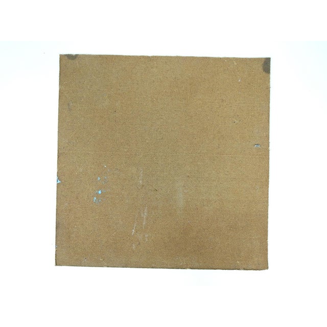 Wood Mid 20th Century Impressionist Snowy Winter Landscape Painting For Sale - Image 7 of 7