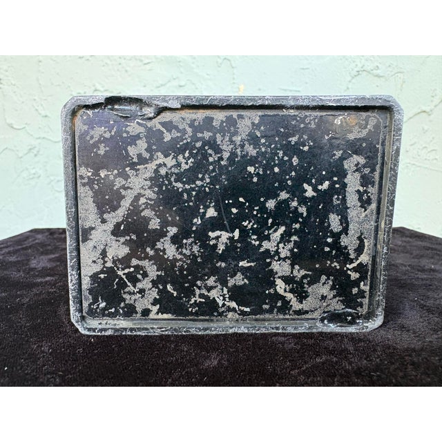 Black Early 20th Century Bronze-Tone Blacksmith Figure Sculpture on Stepped Base For Sale - Image 8 of 10