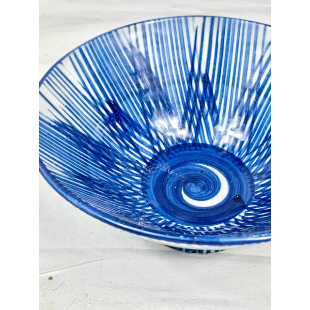 Vintage Blue and White Small Bowl For Sale - Image 4 of 9