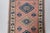 1960s Muted Terracotta & Navy Blue Medallion Rug, Hand-Knotted Wool Carpet For Sale - Image 4 of 10