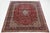 This Vintage Kashan Hand-knotted wool rug with the red field this rug has multicolor accents. This rug measures 9'8'' x...