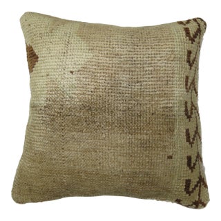 Oushak rug pillow rug no. p2463 For Sale