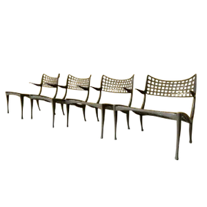 'Sol Y Luna' Gazelle Outdoor Lounge Chairs by Brown Jordan, Stamped