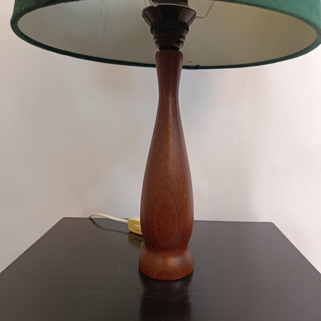 Mid-Century Modern Mid-Century Teak Table Lamp, 1960s For Sale - Image 3 of 8