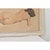 Cream French Vintage Framed Nude Drawing For Sale - Image 8 of 11