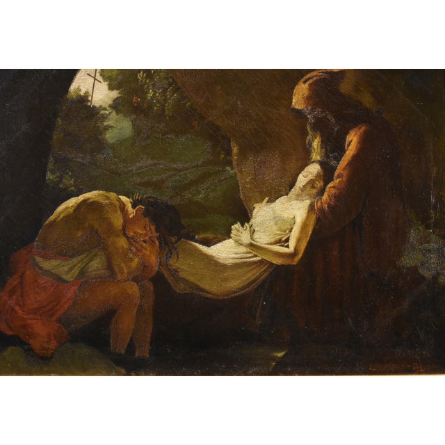 Follower of Anne-Louis Girodet de Roussy-Trioson, Deposition Atala, 1850, Oil on Canvas, Framed For Sale - Image 3 of 11