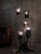 Mid-Century Modern Brutalist Thistle-Shaped 5-Light Floor Lamp in Black Wrought Iron, 1970s For Sale - Image 3 of 16