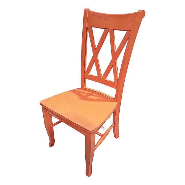 1980s Solo Side Chair in Coral For Sale