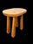 brutalist stool with square section legs, 1970s