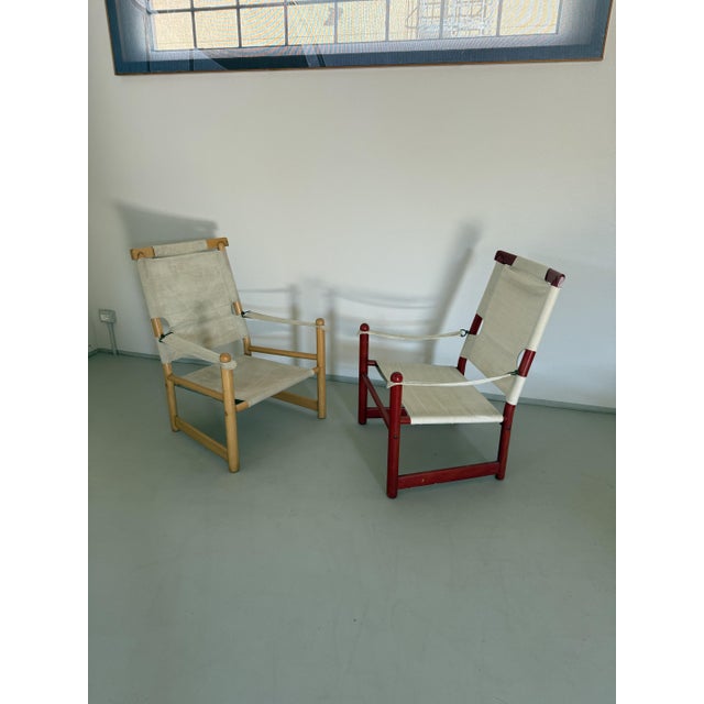 Vintage Gervasoni Lounge Chairs, 1970s, Set of 2, in Good conditions. Designed 1970 to 1979 This piece is attributed to...