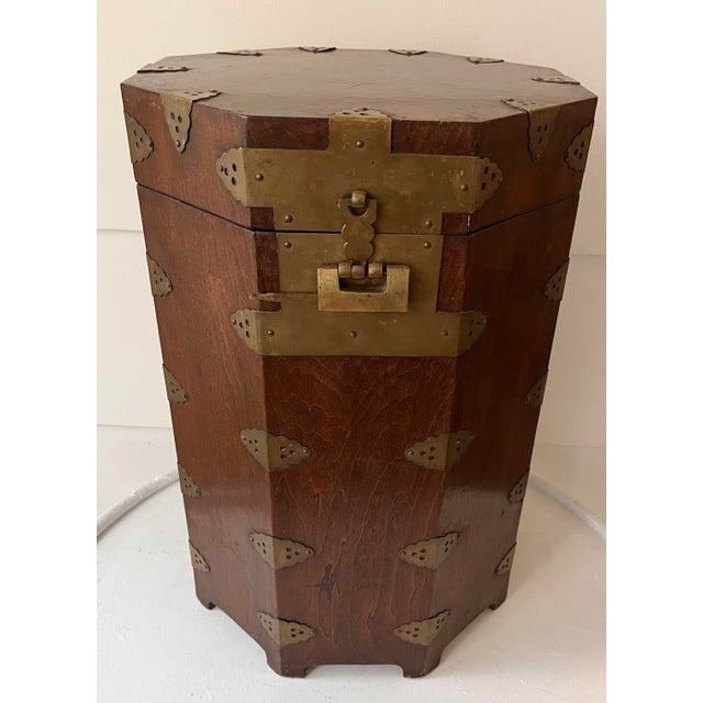 Mid 20th Century Korean Hat Box Side Table Chairish