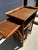 Mid-20th C, probably 1960-70's. American of Martinsville bamboo and rattan bar car in great condition. Side shelves fold...